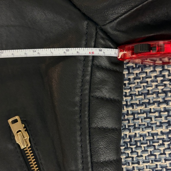 J. Crew Collection Standing-Collar Leather Jacket. - Picture 6 of 6